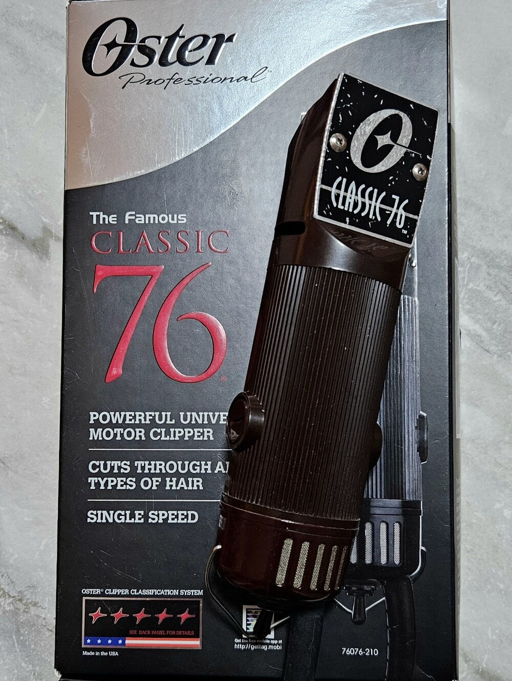 Oster Classic 76 Professional Clipper BODY ONLY - W/ Original Box